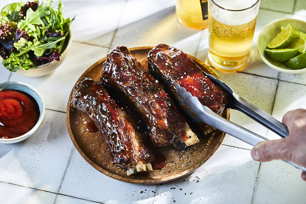 Sticky BBQ ribs